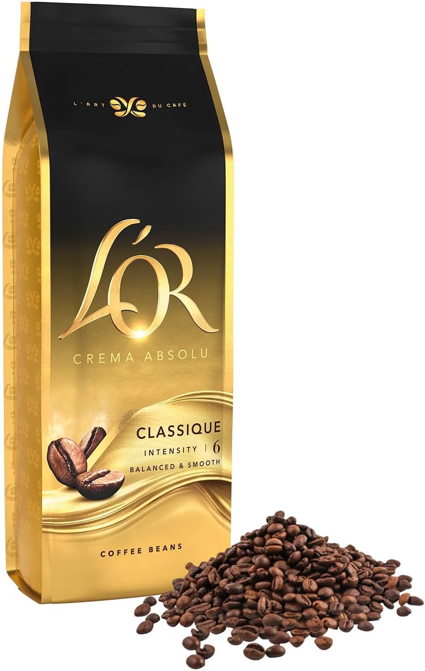 L'or Crema Absolu Classique Coffee Beans 500G Intensity 6