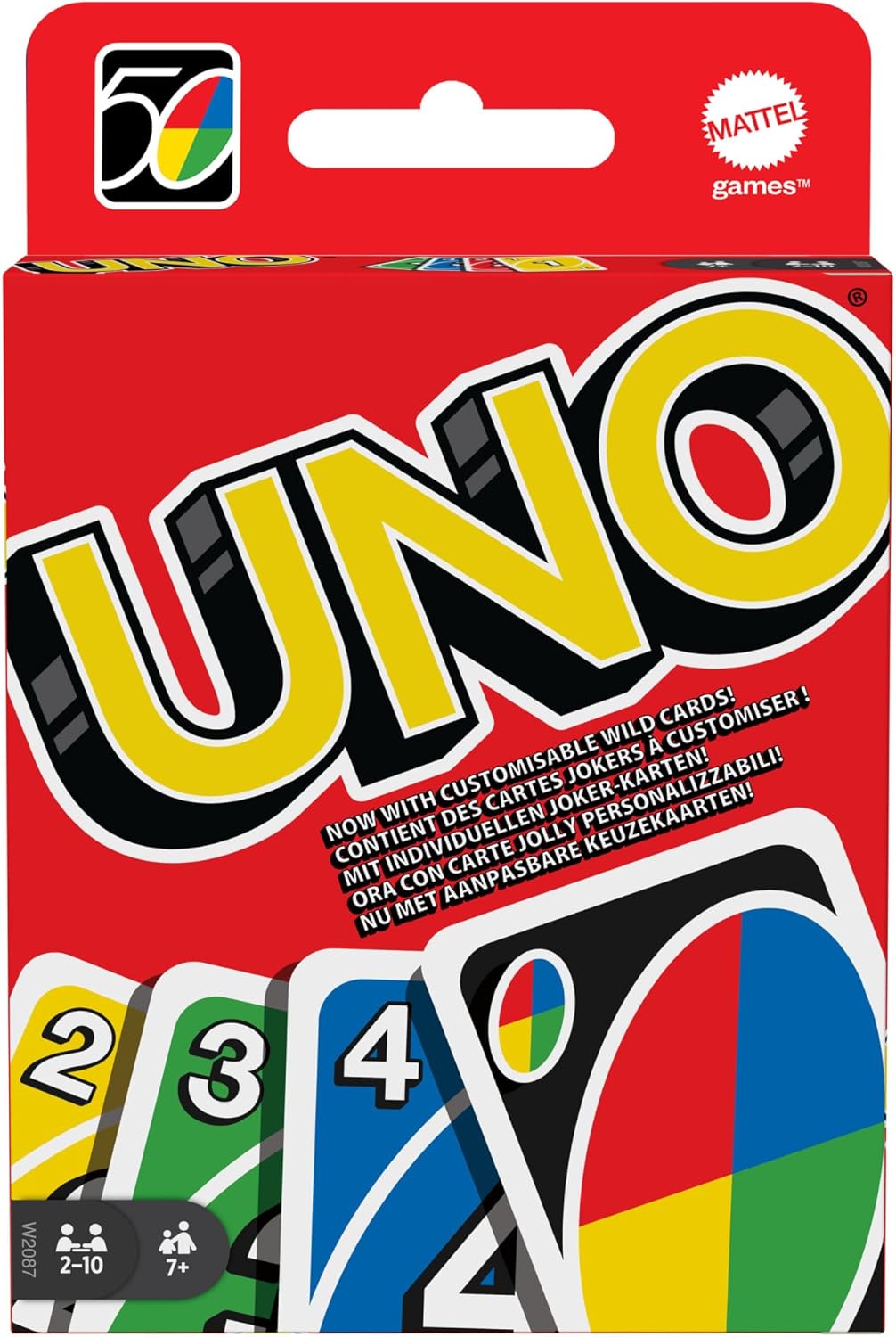 Mattel Games Uno Classic Card Game, Model W2087