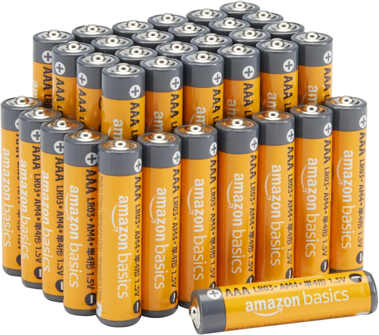 Amazon Basics Aaa 1.5V Alkaline Batteries, 36-Pack
