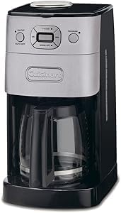 Cuisinart Bean To Cup Drip Coffee Machine 1.8L Carafe/12 Cups, Model Dgb625Bcu
