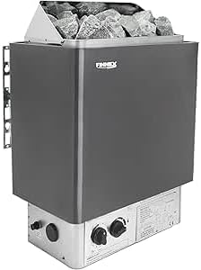 Finnex Electric Sauna Heater With Built-In Thermostatic Control & Safety Features