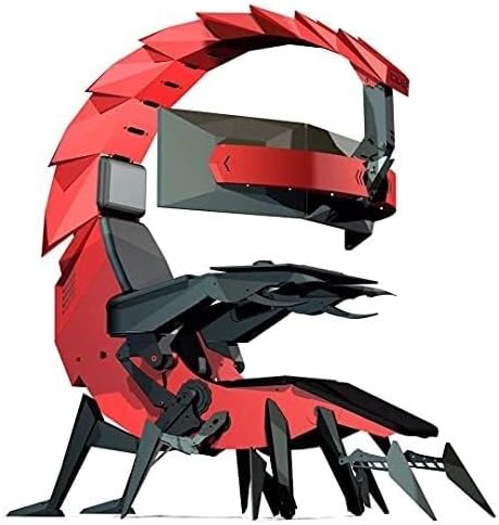 Generic Gvthobott-Red-A Ergonomic Gaming Chair With Led Lights And Adjustable Design