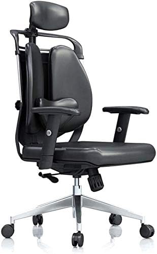 Sgkomn Gaming Chair Racing Recliner Office Desk Chair (Model 4Bgy5852983) - Black Pu Leather