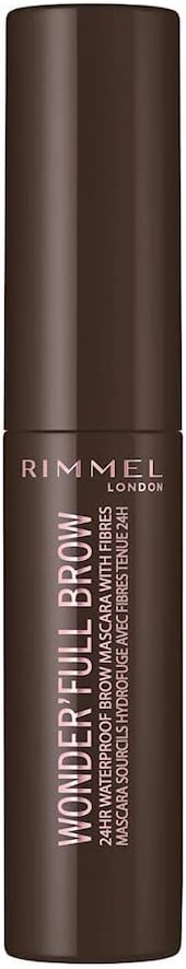 Rimmel London Wonder'full Brow 24Hr Waterproof Brow Gel, Dark, 4.5Ml