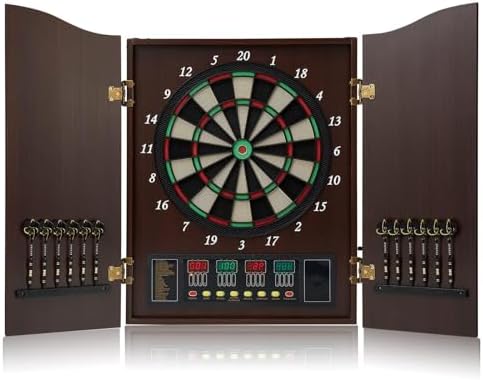Generic Electric Dartboard Set With Cabinet - Automatic Scoring Dart Board Lyjytgjsgf3242_2 Model