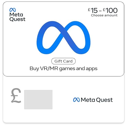 Meta Quest Gift Card - Uk Redemption Only