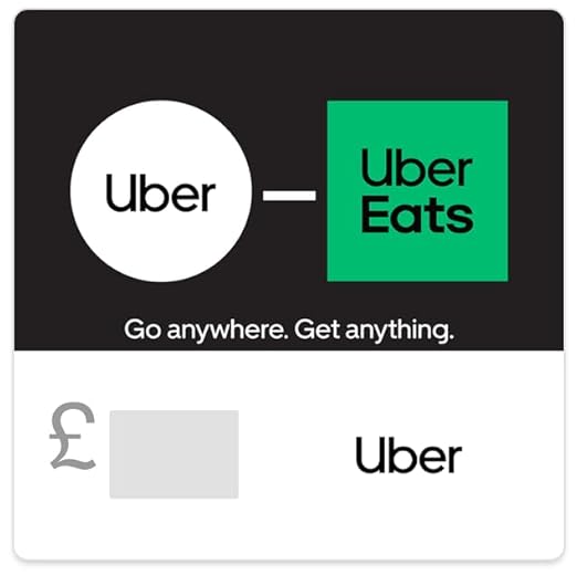 Uber Gift Card - Uk Redemption Via Email
