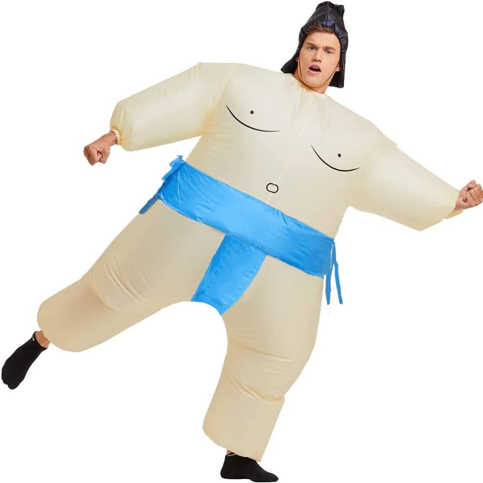Rafalacy Inflatable Sumo Wrestler Suit Costume For Adults