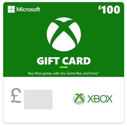 Microsoft Xbox Live £100 Gift Card Digital Download