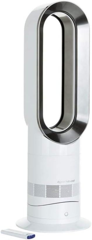 Dyson Am09 Hot And Cool Fan White/Silver - 2000W Heater And Cooler With Air Multiplier Technology
