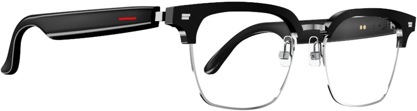 Genikeer Smart Audio Glasses With Camera And Speakers, Wireless 5.0 Technology