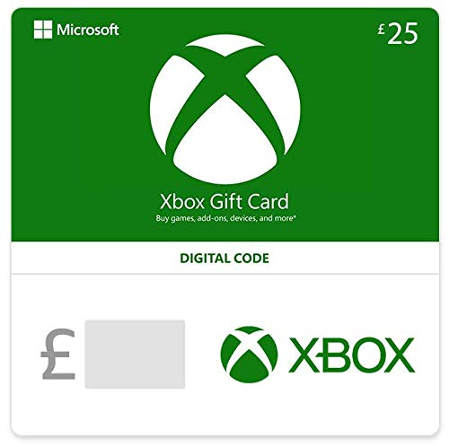 Microsoft Xbox Live £25 Gift Card Digital Code