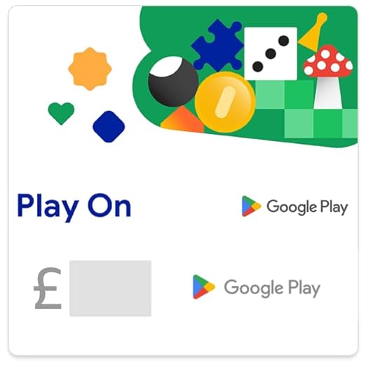 Google Play Gift Code - Digital Voucher For Games, Apps & More (Uk Customers)