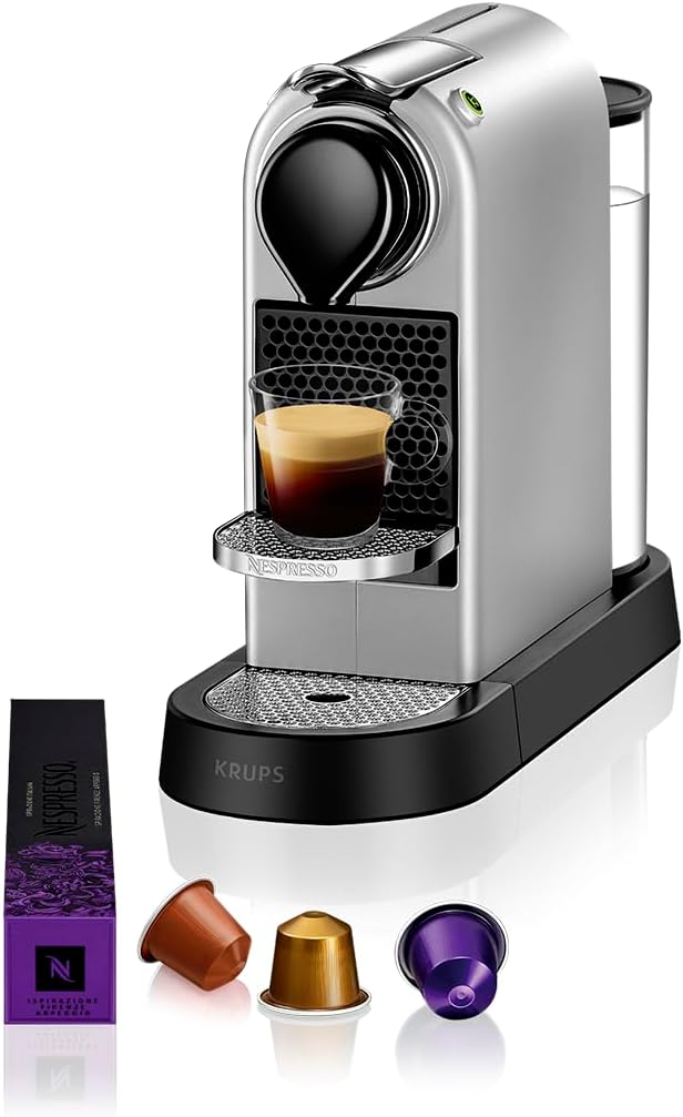 Nespresso Krups Citiz Xn741B40 Silver Pod Coffee Machine 1260W 1L