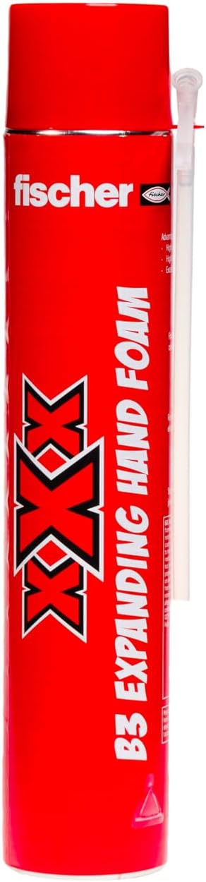 Fischer 567427 Triple X Hand Foam Expanding Yellow