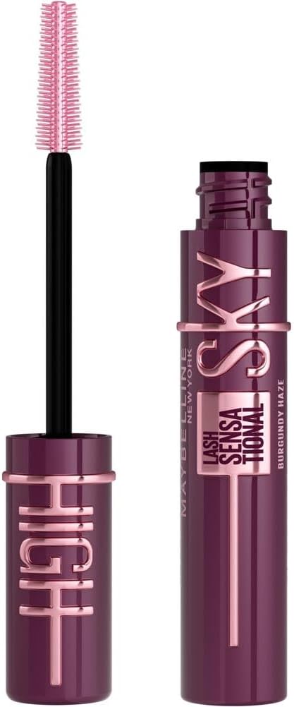 Maybelline Burgundy Mascara - Lash Sensational Sky High Volumizing & Thickening Mascara
