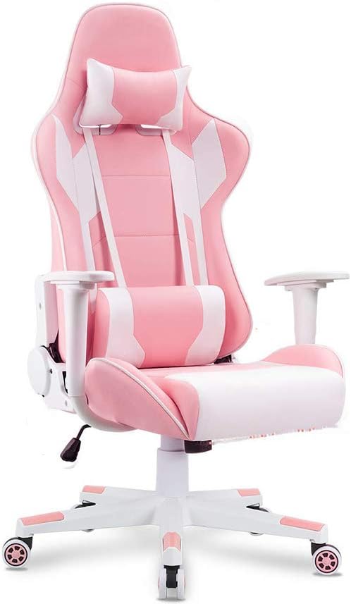 Renovation House Gaming Chair - Ergonomic Office Chair With Reclining Back Support And 360-Degree Swivel Function