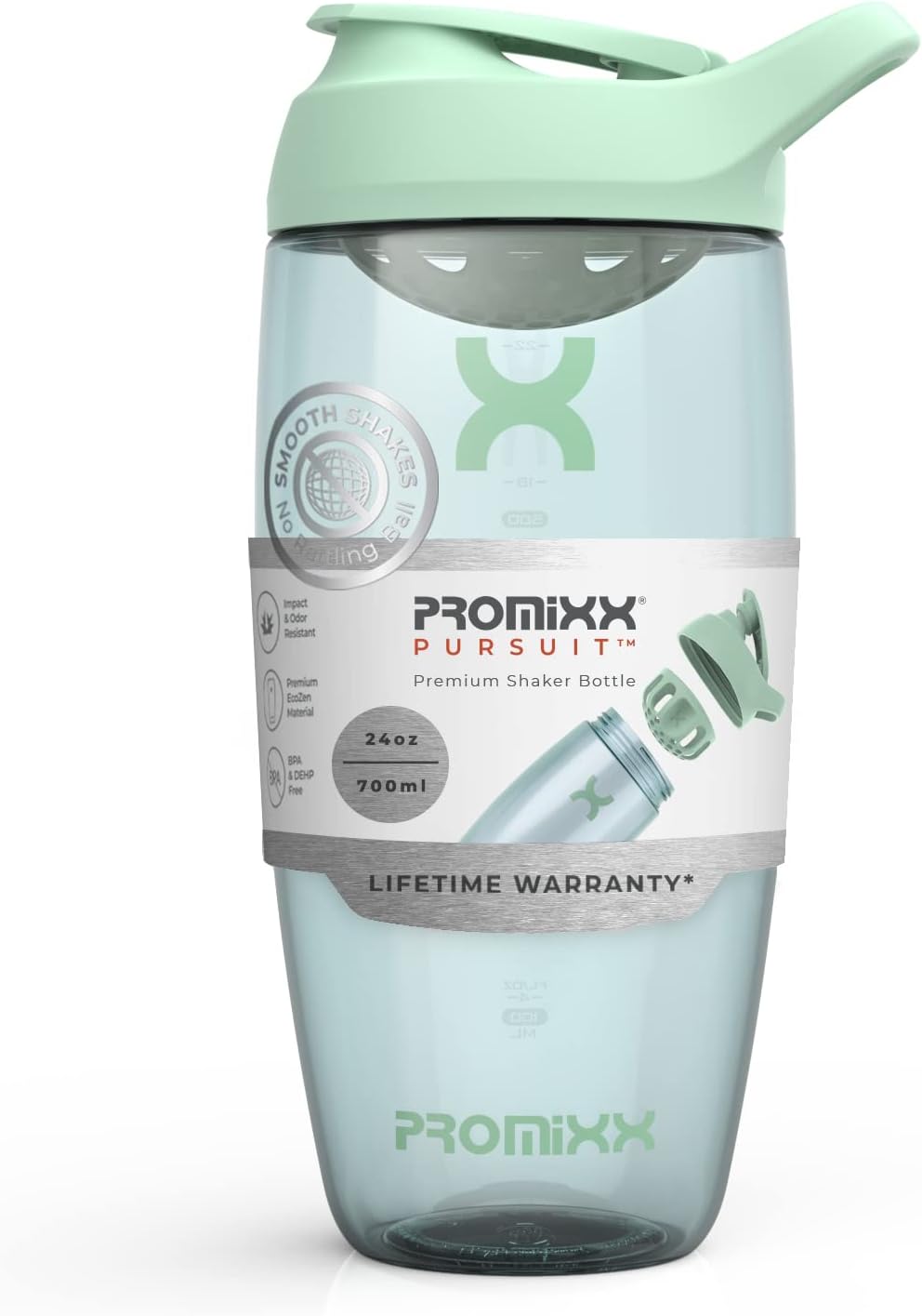 Promixx Pursuit Protein Shaker Bottle 700Ml - Premium Leakproof & Bpa-Free Shaker For Smooth Protein Mixes