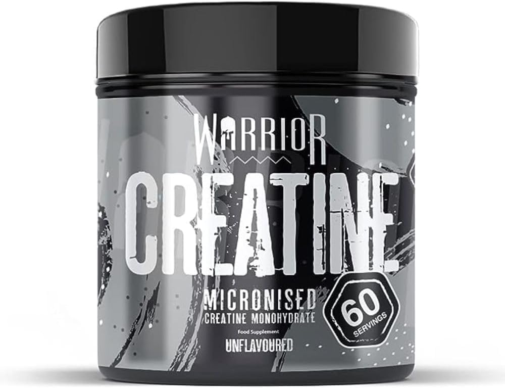 Warrior Creatine Monohydrate Powder 300G - Micronised Creatine Supplement For Strength & Endurance