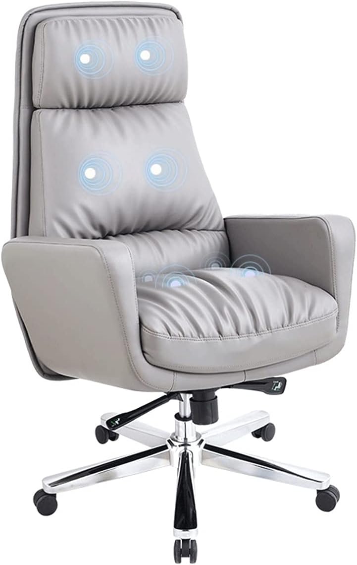 Klajhhsssssssss Executive Office Chair With 7-Point Massage And Footstool