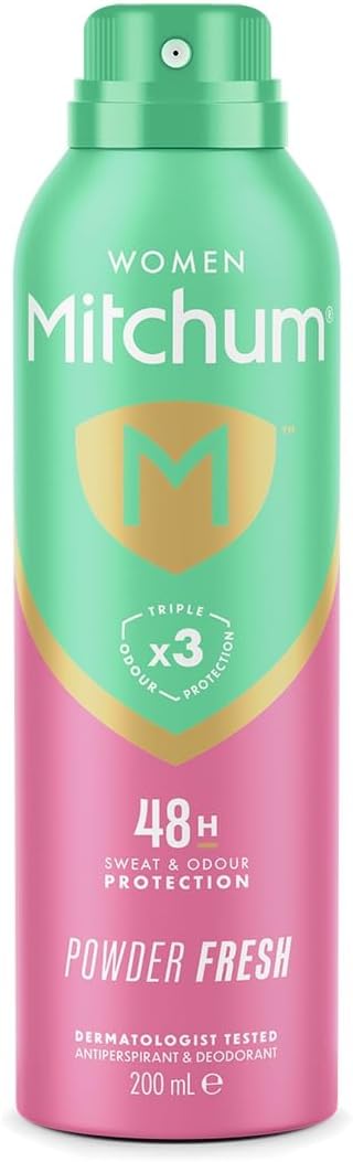 Mitchum Women's Triple Odor Defense 48Hr Deodorant Spray - Powder Fresh 200Ml
