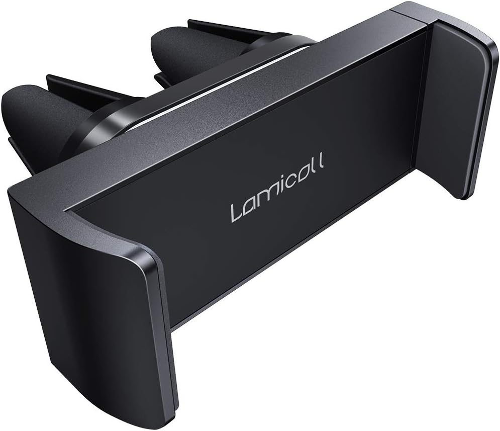 Lamicall Universal Car Phone Holder For Iphone And Samsung - 360° Rotating Air Vent Mount
