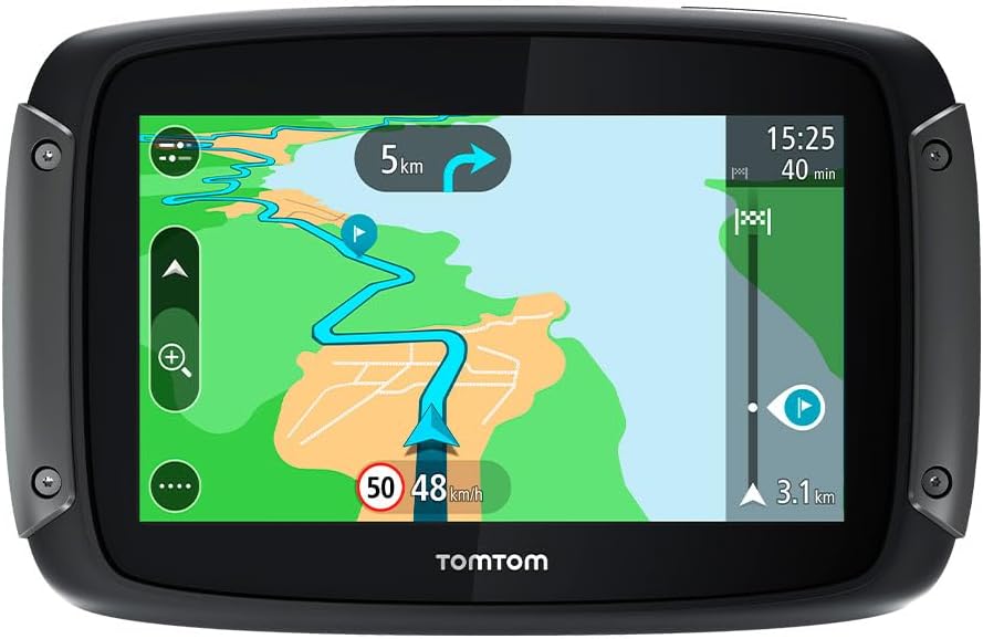 Tomtom Rider 500 Motorcycle Sat Nav With Eu Maps And Wi-Fi Updates