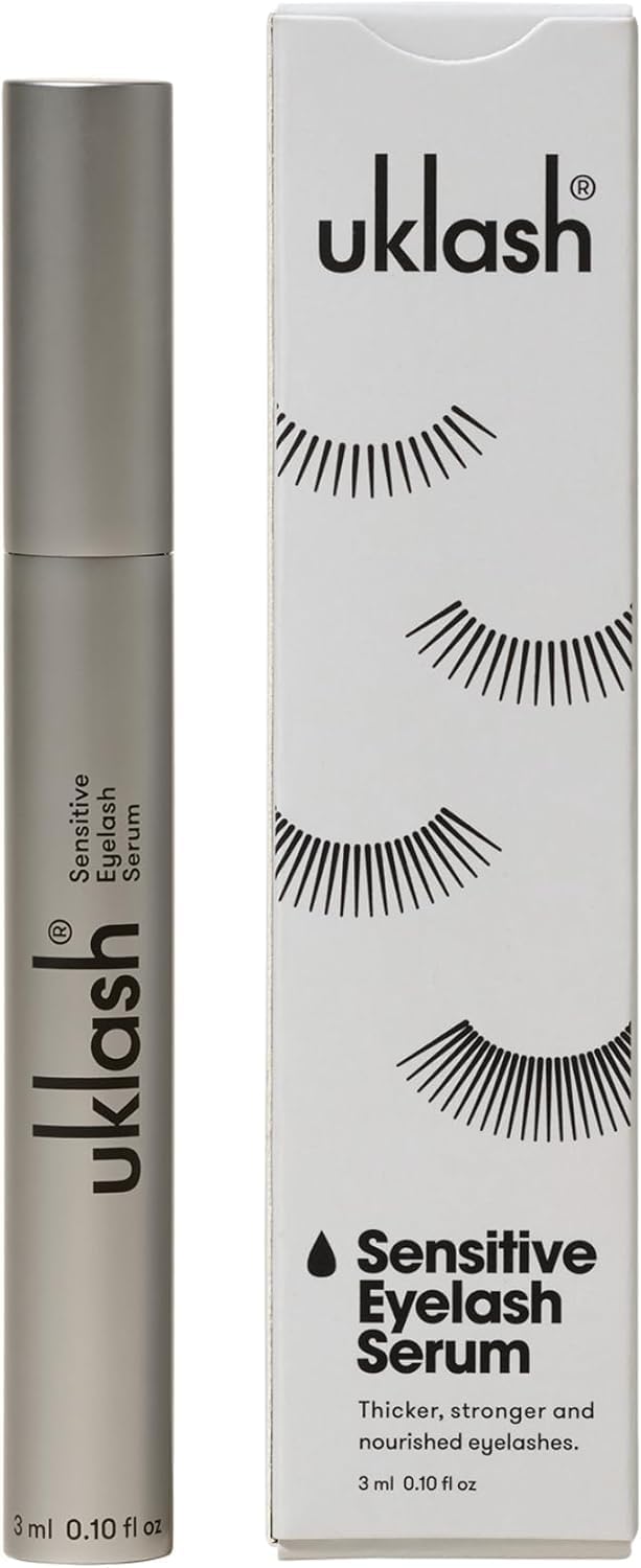 Uklash Sensitive Eyelash Serum - Vegan, Peptide-Based Lash Growth Serum For Sensitive Eyes