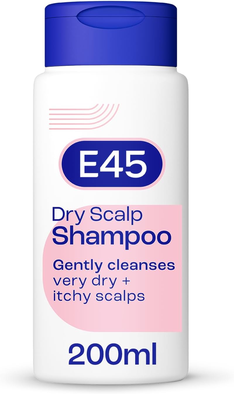 E45 Dry Scalp Shampoo 200Ml - Fragrance-Free And Hypoallergenic Shampoo For Dry, Itchy And Flaky Scalps