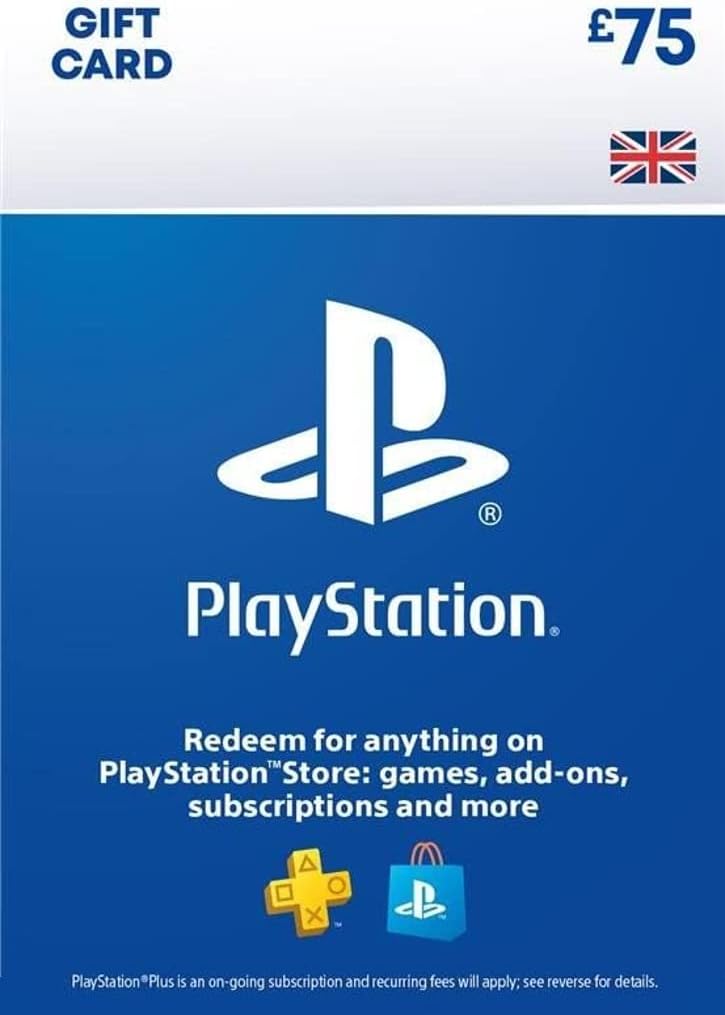 Playstation Store Gift Card £75 - Ps4/Ps5 Download Code