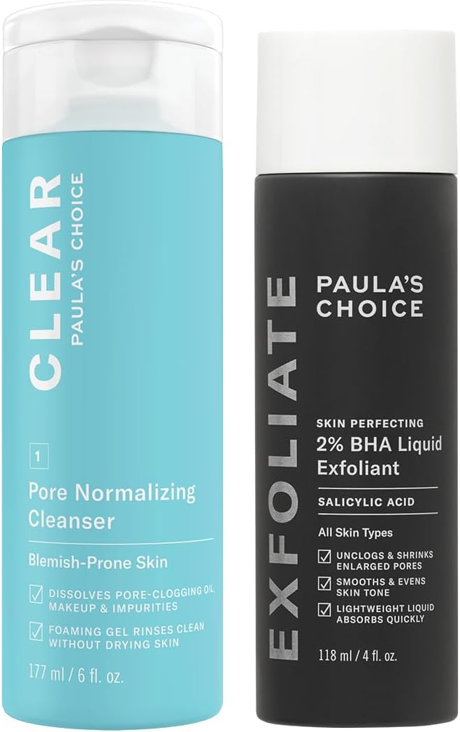 Paula's Choice Cleanse + Clear - 2% Bha Exfoliant & Pore Normalizing Cleanser
