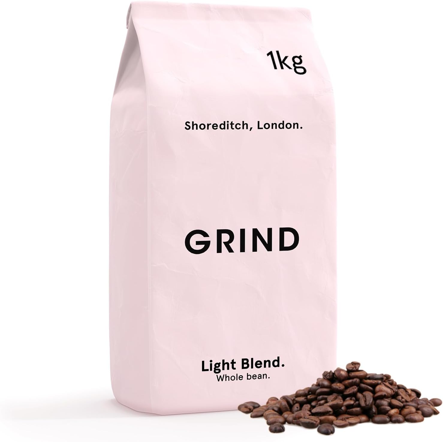 Grind Light Blend Specialty Coffee Beans 1Kg Bag 100% Arabica Freshly Roasted In Uk