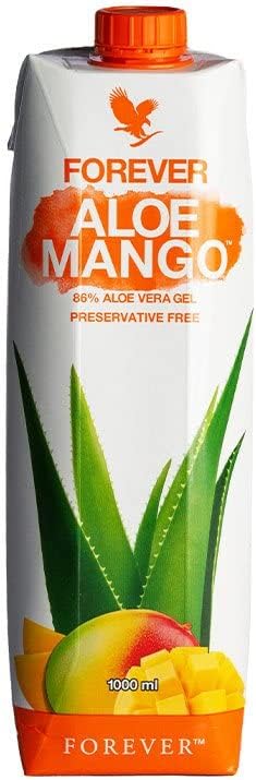 Forever Living Products Aloe Mango Gel 1000Ml - Mango Flavored Aloe Vera With 86% Pure Inner Leaf Gel
