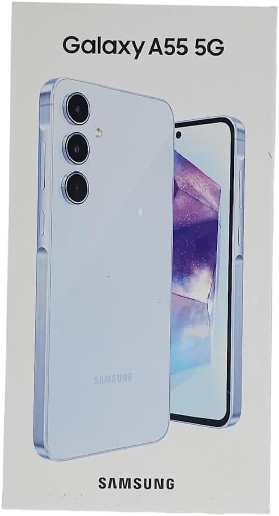 Samsung Galaxy A55 128Gb 5G Dual-Sim Smartphone - Awesome Iceblue