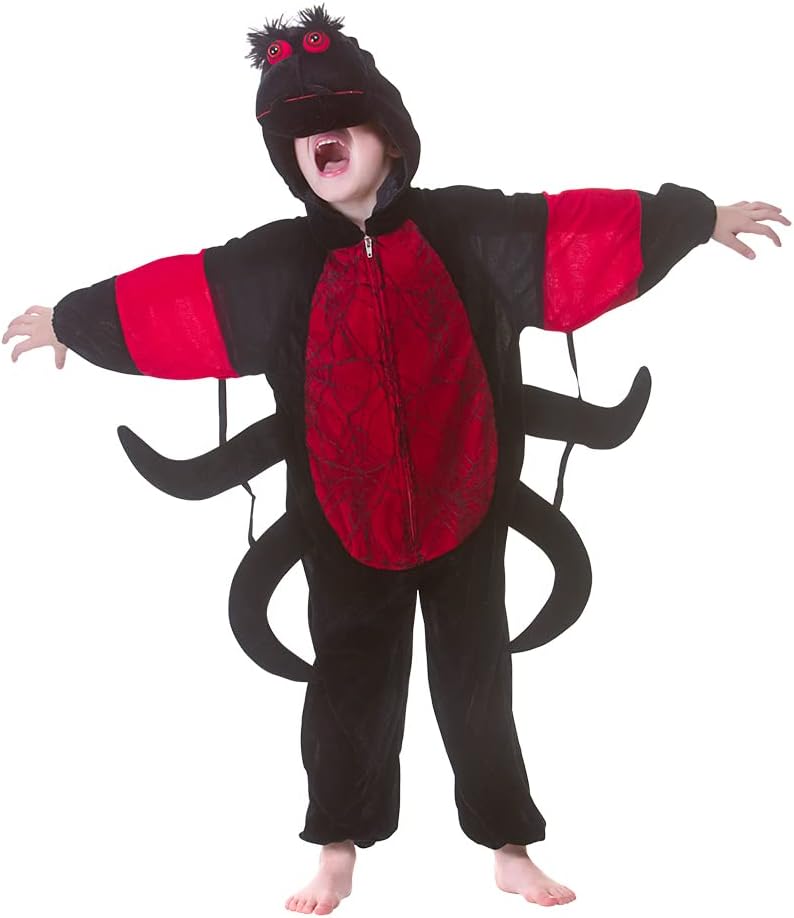 Wicked Costumes Kids Spider Fancy Dress Halloween Costume (7-8 Years) Ka-4427(L)