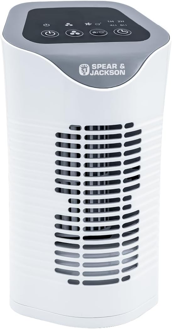 Spear & Jackson 38065 Air Purifier With Hepa And Carbon Filters