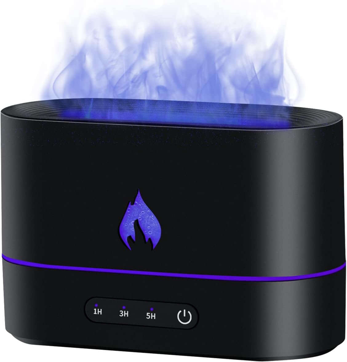 Mcbazel Flame Aroma Diffuser, Mt-Gf-020229, 200Ml Essential Oil Diffuser With 3D Flame Night Light