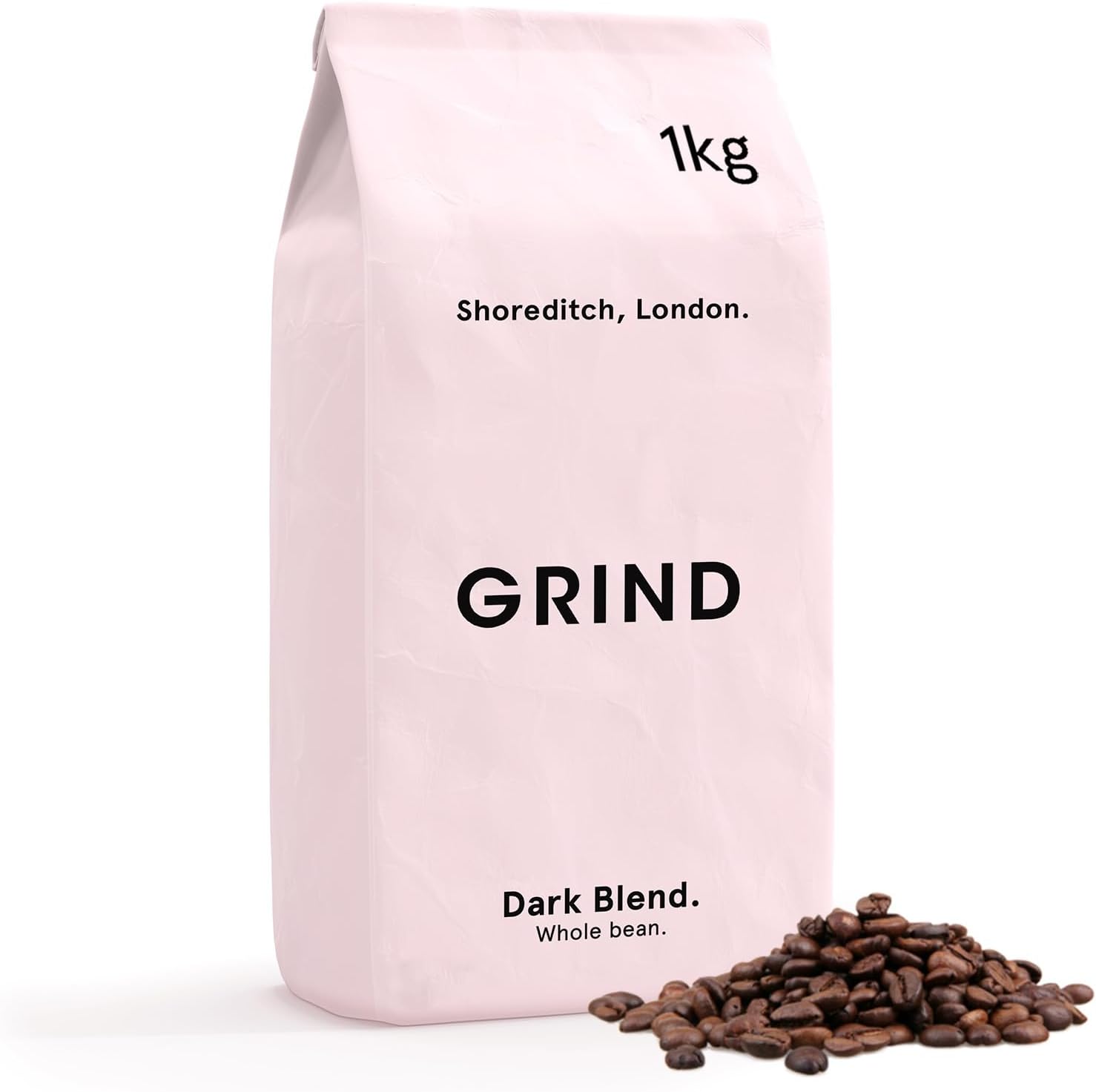 Grind Dark Blend Specialty Coffee Beans 1Kg Bag 100% Arabica Freshly Roasted In Uk
