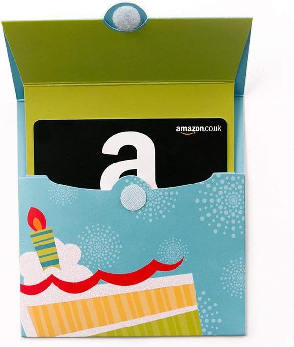 Amazon Gift Card - Custom Amount £15-£1000 In Birthday Reveal