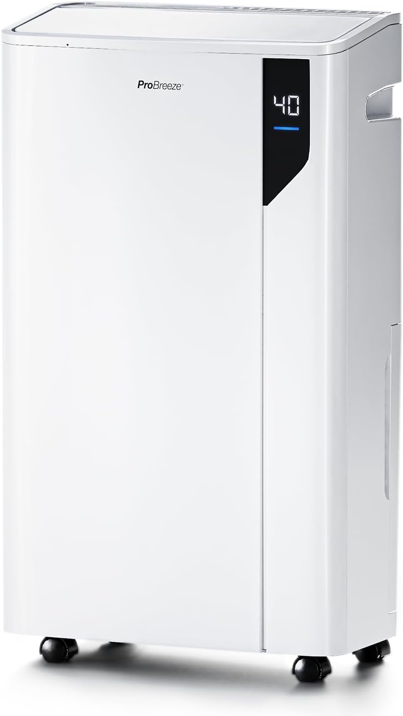 Pro Breeze 20L/Day Compressor Dehumidifier With Laundry Mode & Advanced Carbon Filter
