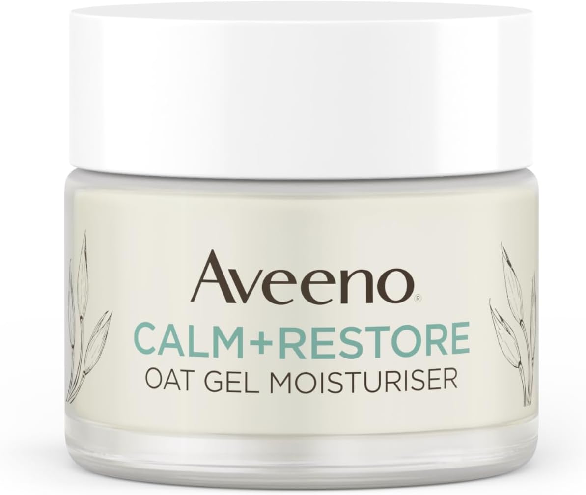 Aveeno Face Calm+Restore Oat Gel Moisturiser 50Ml