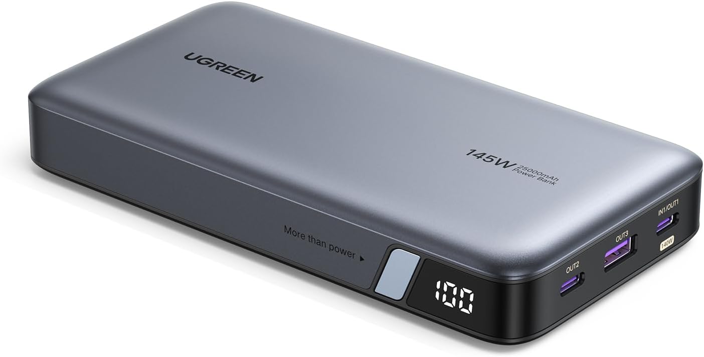 Ugreen Nexode 140W 25000Mah Laptop Power Bank Fast Charging Portable Charger