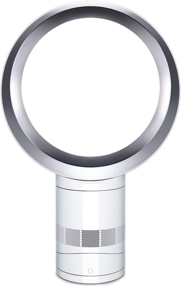 Dyson Am06 Air Multiplier Table Fan - 24W Bladeless Design With Remote Control And Sleep Timer