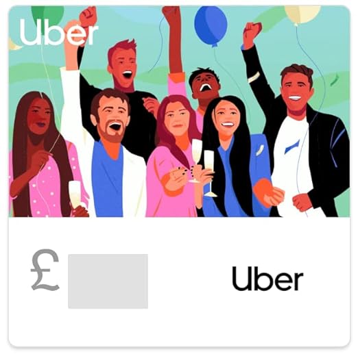 Uber Uk Gift Card - Digital Voucher For Rides And Food Deliveries