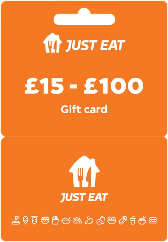 Just Eat Uk Gift Card - Delivered By Post