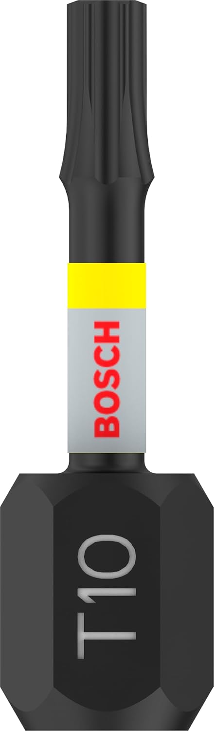 Bosch 2X Pro Torx Impact Bit T10 (100 X 50 Mm) - Professional Screwdriver Accessory