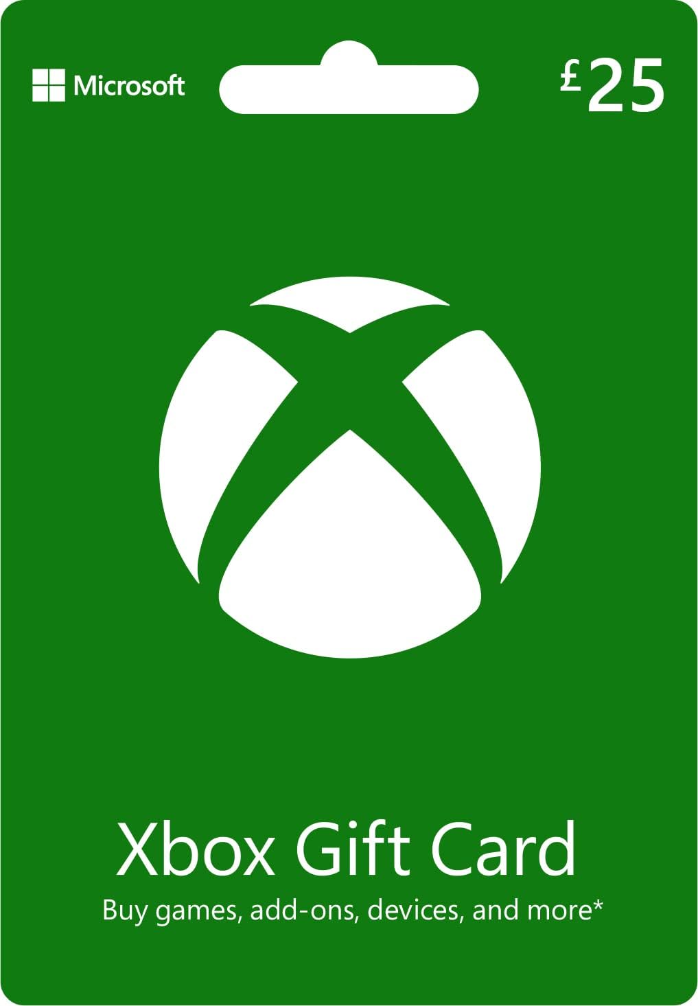 Microsoft Xbox Live Gift Card - Uk Redemption Only