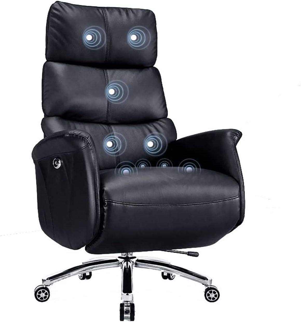 Klajhhsssssssss Computer Gaming Chair Executive Office Chair Adjustable Recliner With Electric Footrest And 9-Point Massage