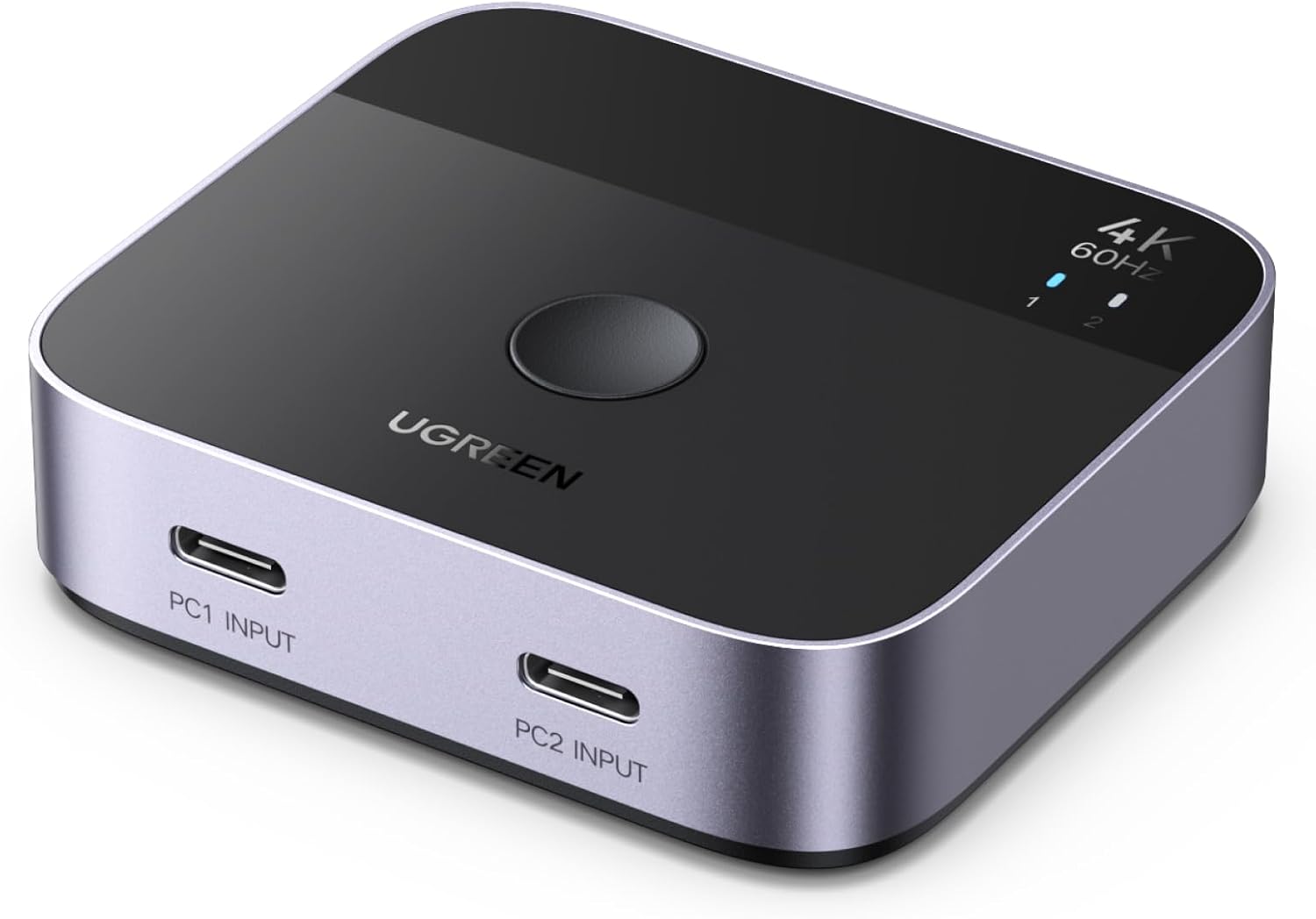 Ugreen Usb C Switch 2 In 1 Out, 4K@60Hz Type C Switcher For 2 Laptops Share 1 Monitor
