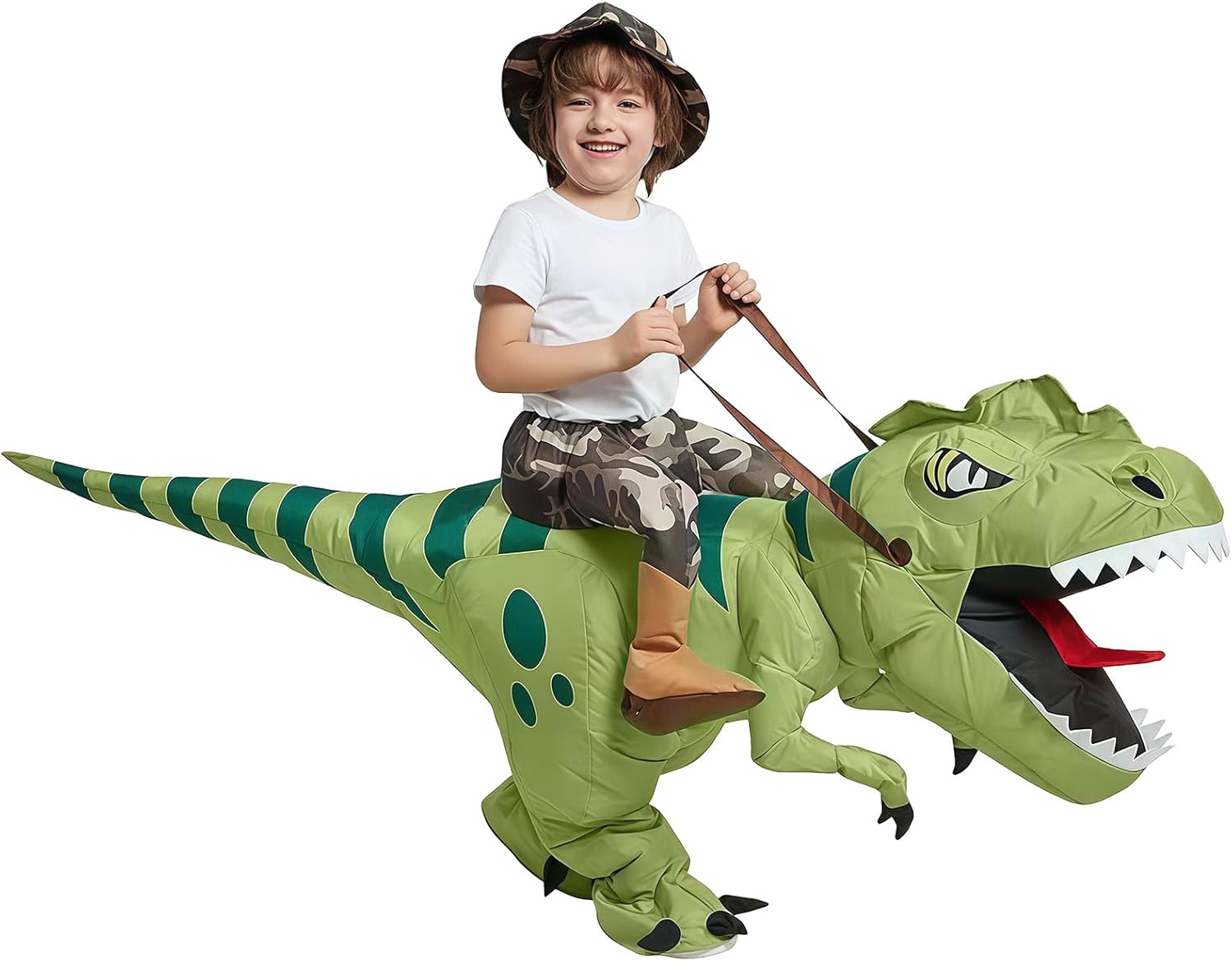 Kitimi Kids Inflatable Costume Cartoon Character Ride-On Outfit For Halloween And Christmas